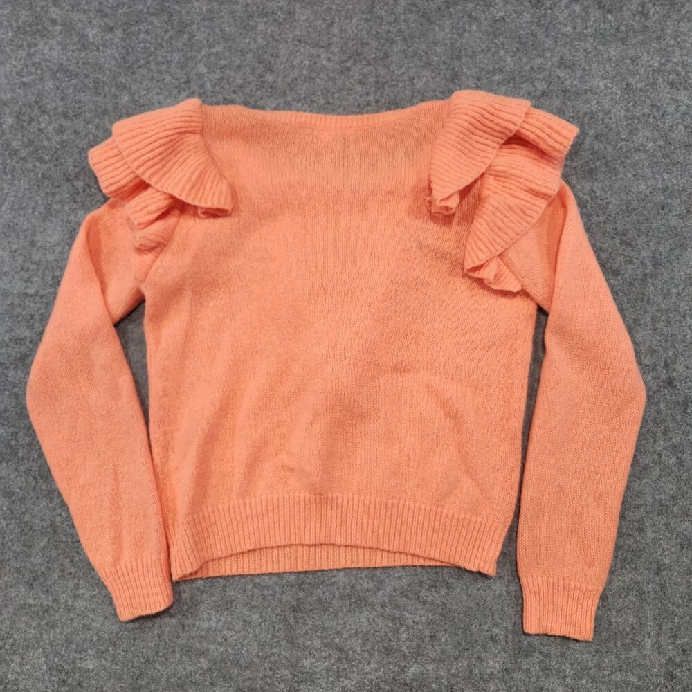 Lilly Pulitzer Orange Ruffle Sweater - Picture 13 of 14